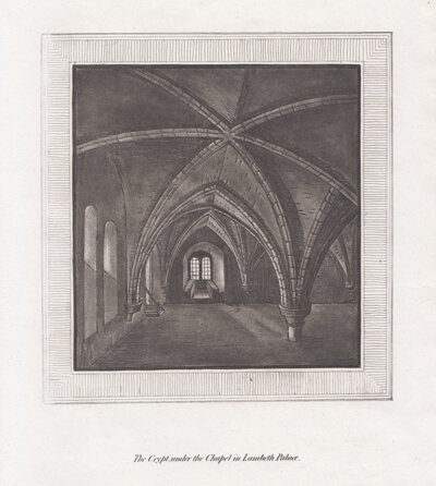 The Crypt under the Chapel in Lambeth Palace