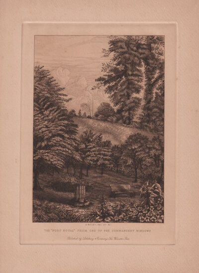The Fort Royal from one of the Commandery Windows