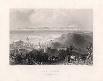 The Solway from Harrington Harbour (antique print)