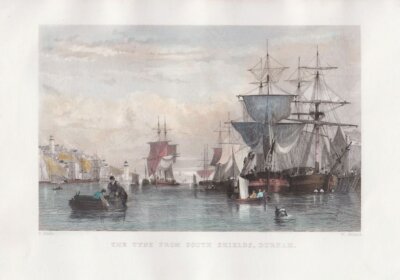 The Tyne from South Shields, Durham.