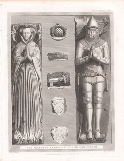 The Wilcotes Effigies in Northleach Church