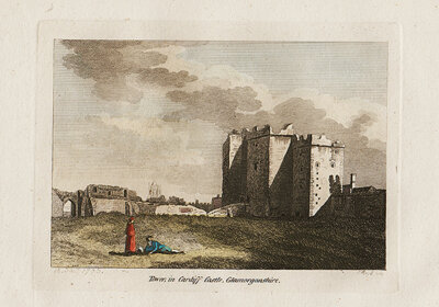 Tower in Cardiff Castle Glamorganshire
