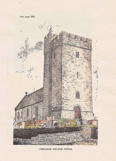 Tregaron Church Tower 