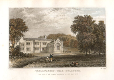 Trelowarren near Helstone  The Seat of Sir Richard - Rawlinson Vyvyan  Bart  MP  