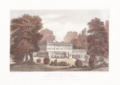 Trentham Hall the Seat of the Marquis of Stafford 