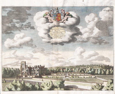 W by S Prospect of Trentham Hall 