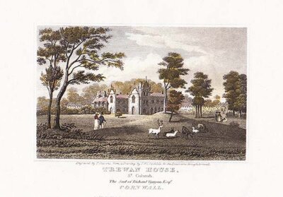 Trewan House St Columb The Seat of Richard Vyvyan  Esq