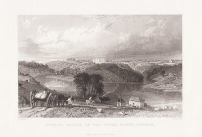Twysill Castle on the Tweed North Durham 