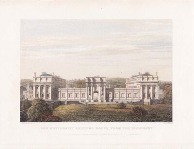The University Printing House, from the Infirmary.