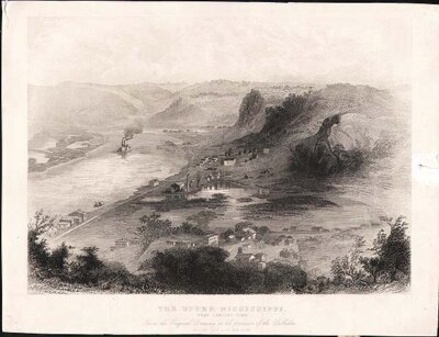 Upper Mississippi Near Lansing Iowa 