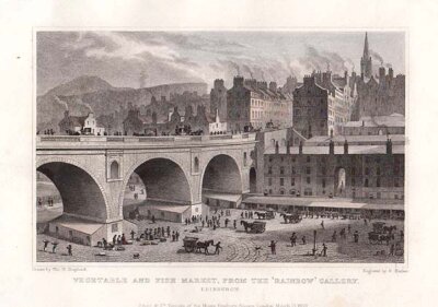 Vegetable and Fish Market from the 'Rainbows' Gallery