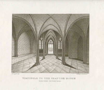 Vestibule to the Chapter House Chester Cathedral 