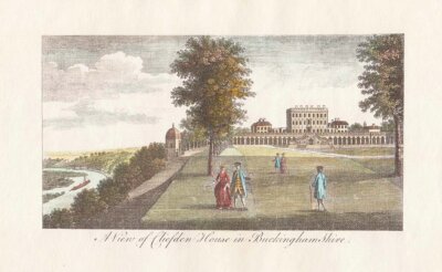 A View of Cliefden House in Buckinghamshire.