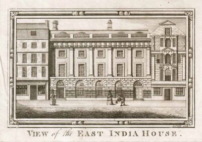 View of the East India House.