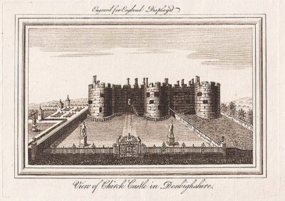 View of Chirk Castle 