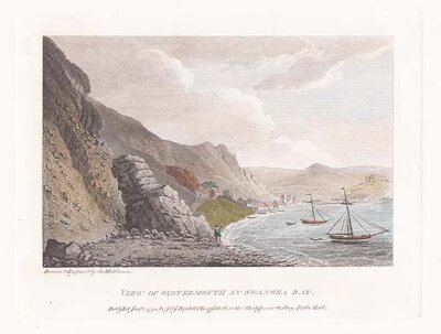 View of Oystermouth in Swansea Bay 