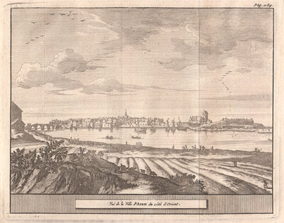 Vu de la Ville du Dire du ct  d'Orient