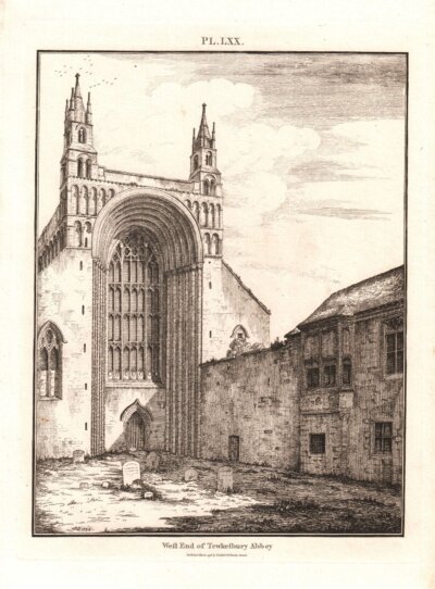 West End of Tewkesbury Abbey.