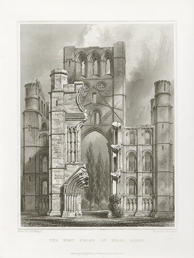 The West Front of Kelso Abbey