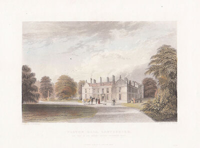 Walton Hall Lancashire The Seat of Sir Henry - Philip Hoghton Bart 