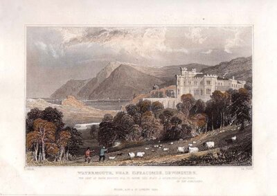 Watermouth Near Ilfracombe Devonshire  The Seat of Davie Bassett  Esq