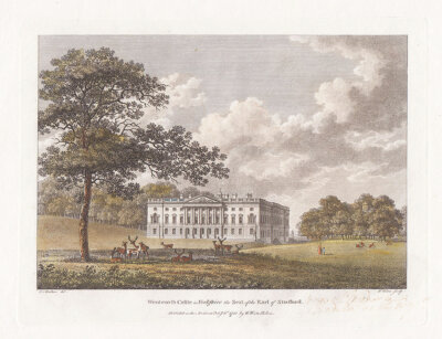 Wentworth Castle in Yorkshire the Seat of the Earl of Strafford