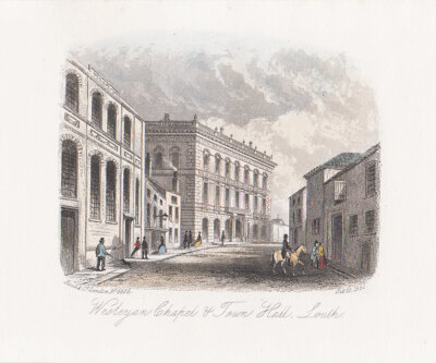 Wesleyan Chapel and Town Hall, Louth.