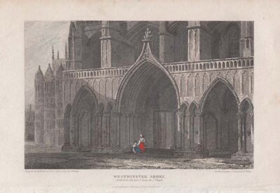 Westminster Abbey North Porch with part of Henry 7th Chapel