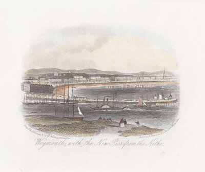 Weymouth with the New Pier from the North 
