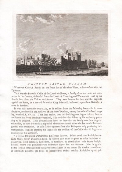 Whitton Castle,Durham.