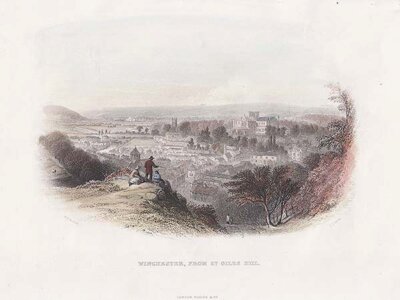 Winchester from St Giles Hill 