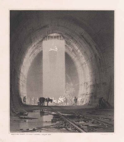 Working Shaft Kilsby Tunnel  July 8th 1837