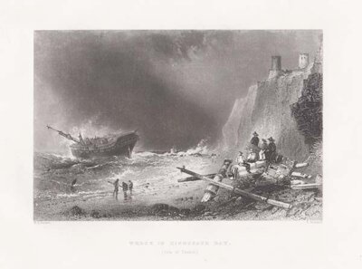 Wreck in Kingsgate Bay Isle of Thanet