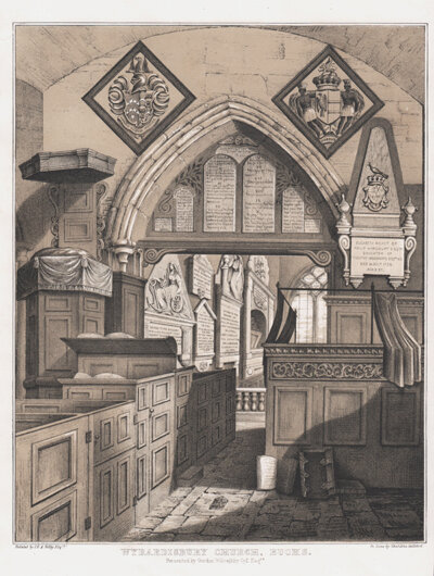 Wyrardisbury Church Bucks  Presented by Gordon Willoughby Gyll  Esq  
