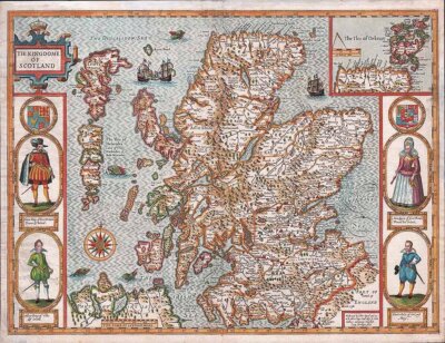 The Kingdome of Scotland  -  John Speed