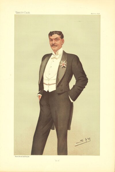 Arthur Bourchier  (antique print)