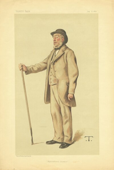 Sir J Bennet Lawes Bt   (antique print)
