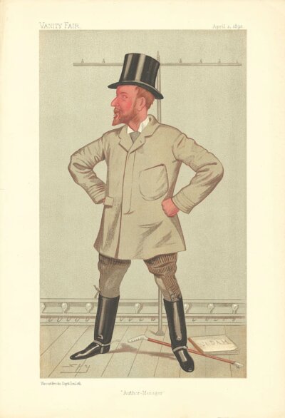 Henry Arthur Jones   (antique print)