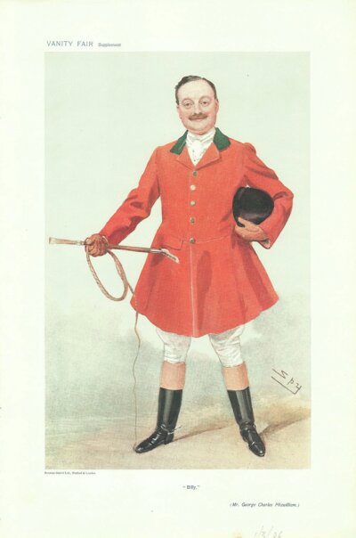 Mr George Charles Fitzwilliam   (antique print)