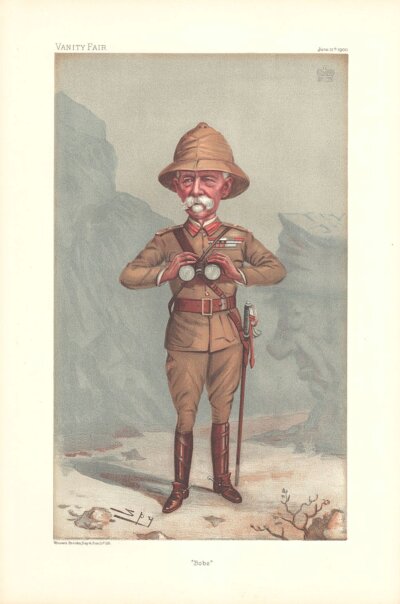 Frederick Roberts, 1st Earl Roberts  (antique print)