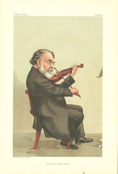 Joseph Joachim  (antique print)