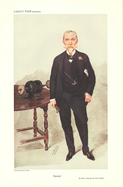 David Lionel Goldsmid-Stern-Salomons  (antique print)