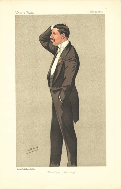 Sir Charles Henry Hawtrey  (antique print)