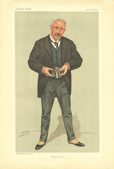 Colonel Sir Vivian Dering Majendie KCB CB RA   (antique print)