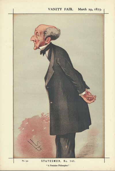 John Stuart Mill  (antique print)