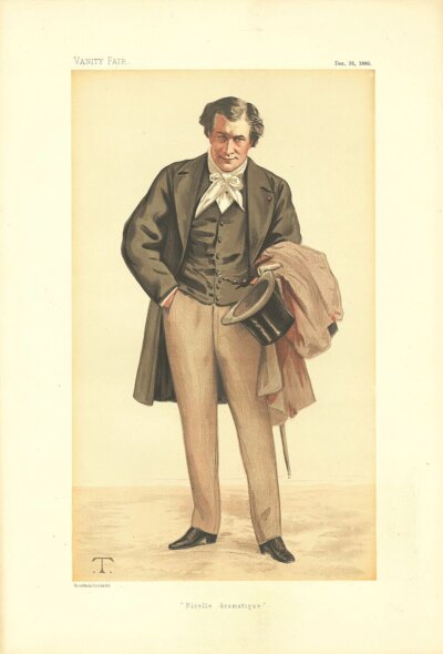 Victorien Sardou  (antique print)
