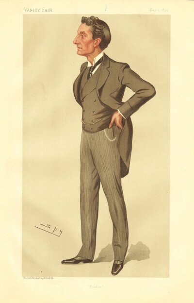 Sir Johnston Forbes-Robertson  (antique print)