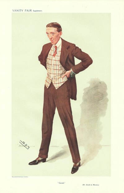 Gerald du Maurier  (antique print)