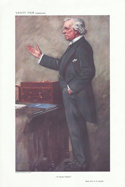 H. H. Asquith  (antique print)