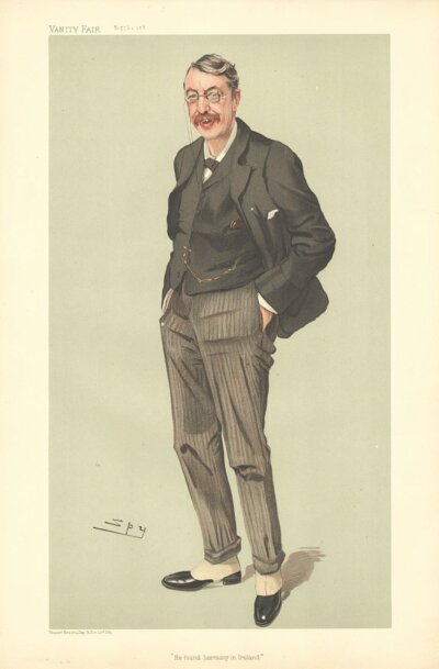 Sir Charles Villiers Stanford   (antique print)